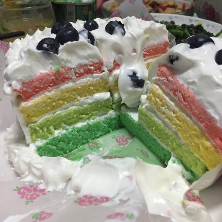彩虹蛋糕