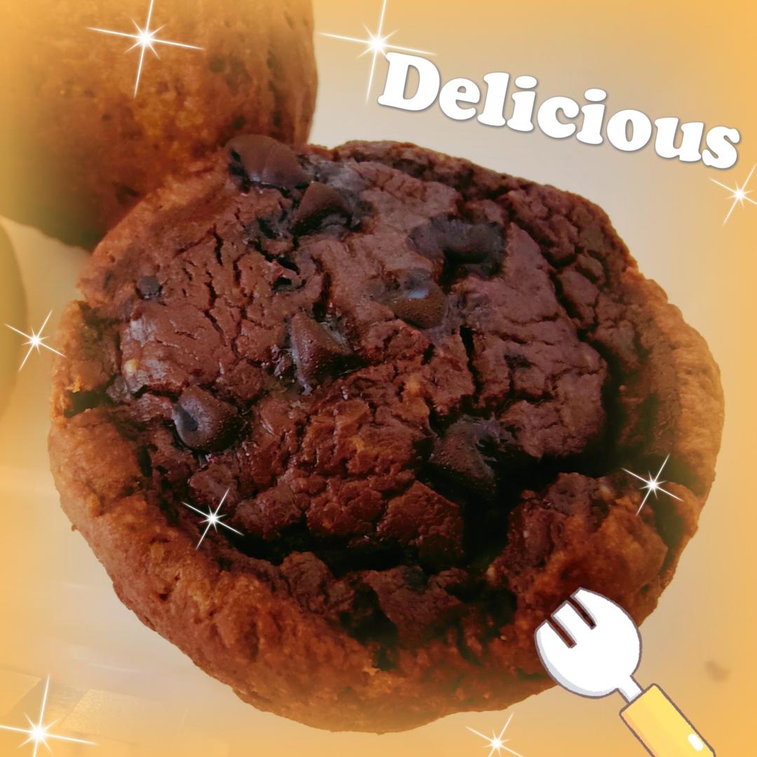 一次成功‼️双重巧克力冰乳酪司康