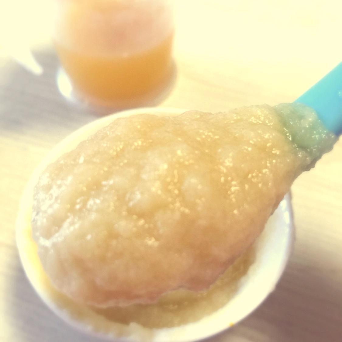 苹果米糊和苹果水6＋婴儿辅食