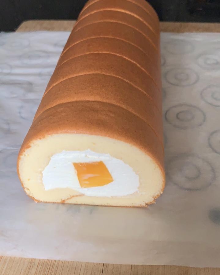 黄桃蛋糕卷（小四卷）