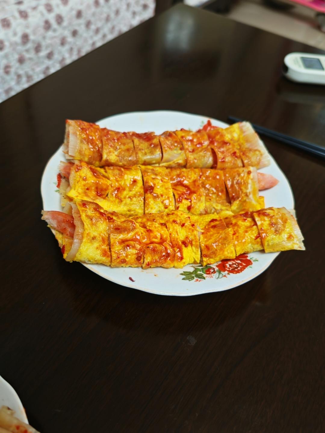 东北正宗烤冷面!!完全是学校附近小卖店的味道！！