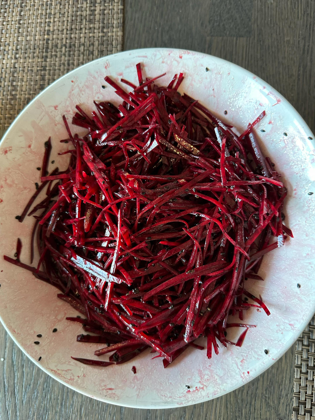 凉拌甜根菜