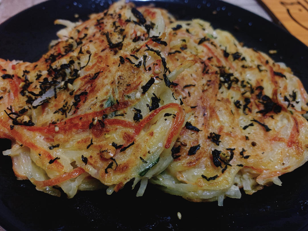 🥔🥕早晚餐饼~土豆丝饼~土拨饼