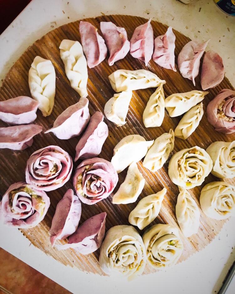 玫瑰花饺子