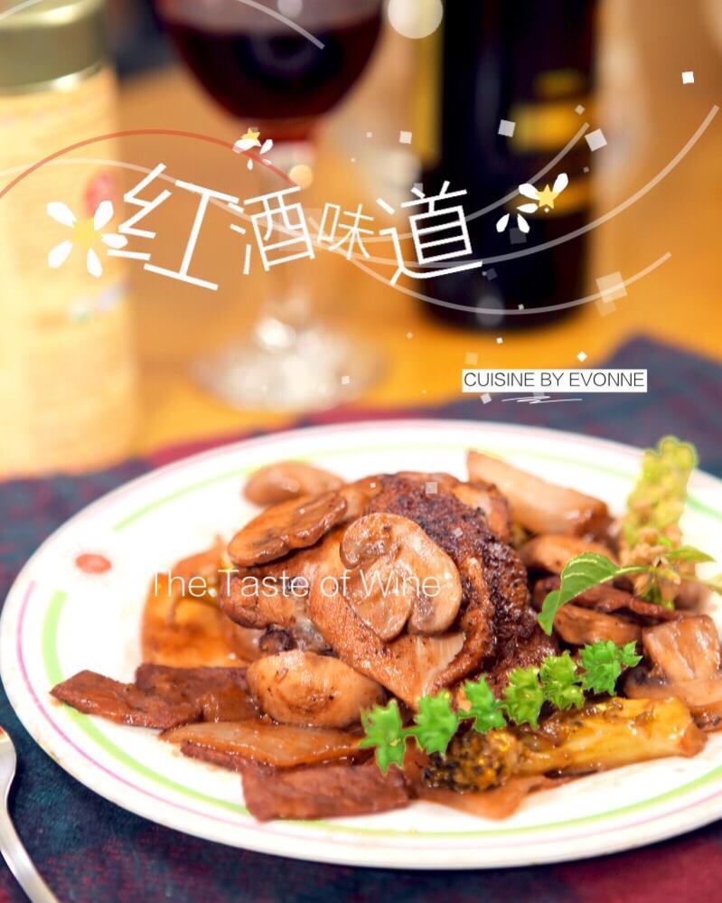 法国红酒烩鸡coq au vin