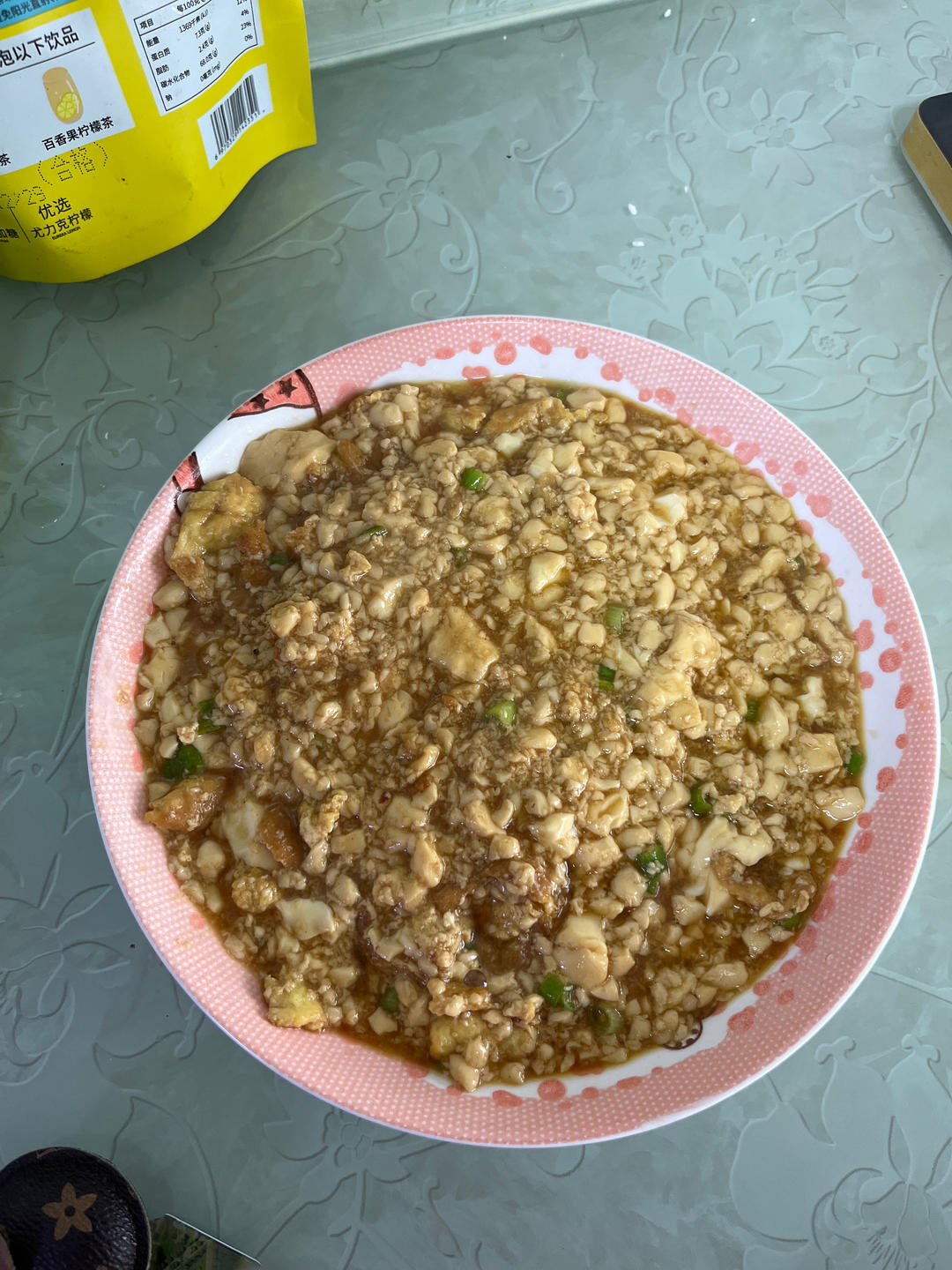 鸡蛋焖内脂豆腐