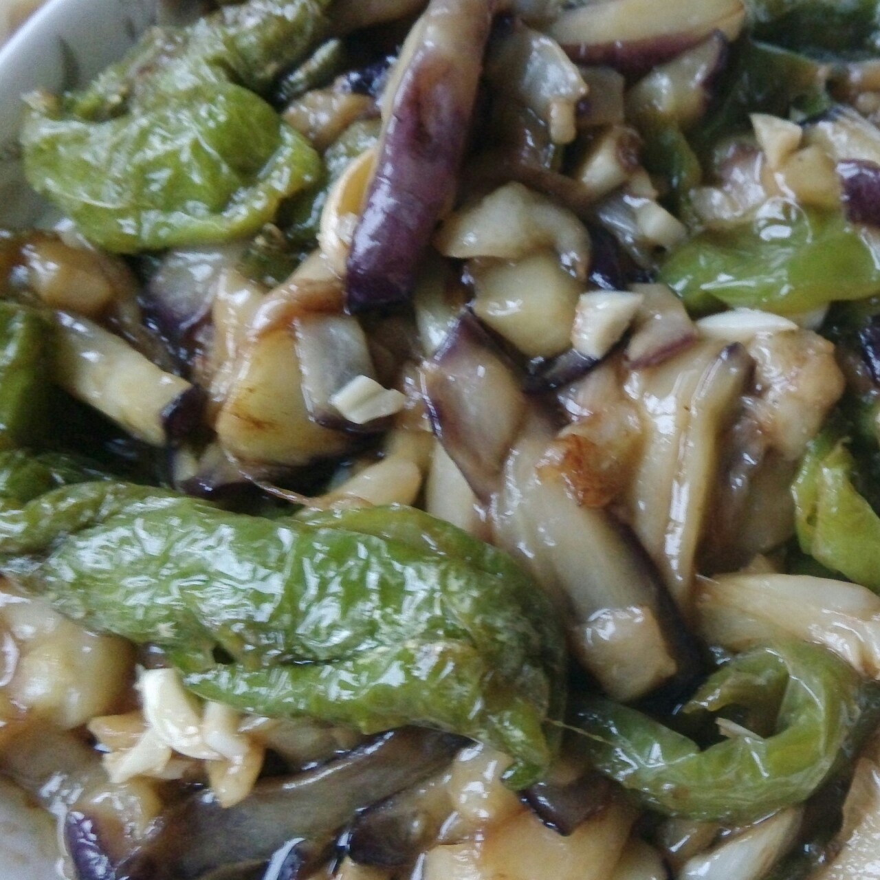 虎皮辣子烧茄子