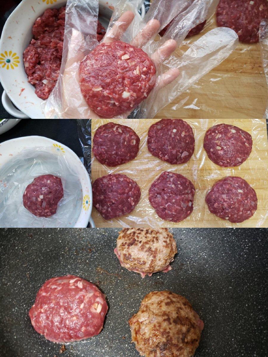 超详细汉堡牛肉饼｜附自制汉堡搭配#Healthymeals#减脂必撸16