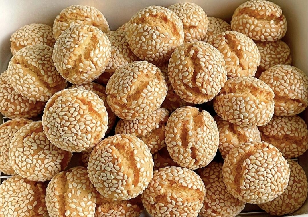 烤箱版芝麻一口酥