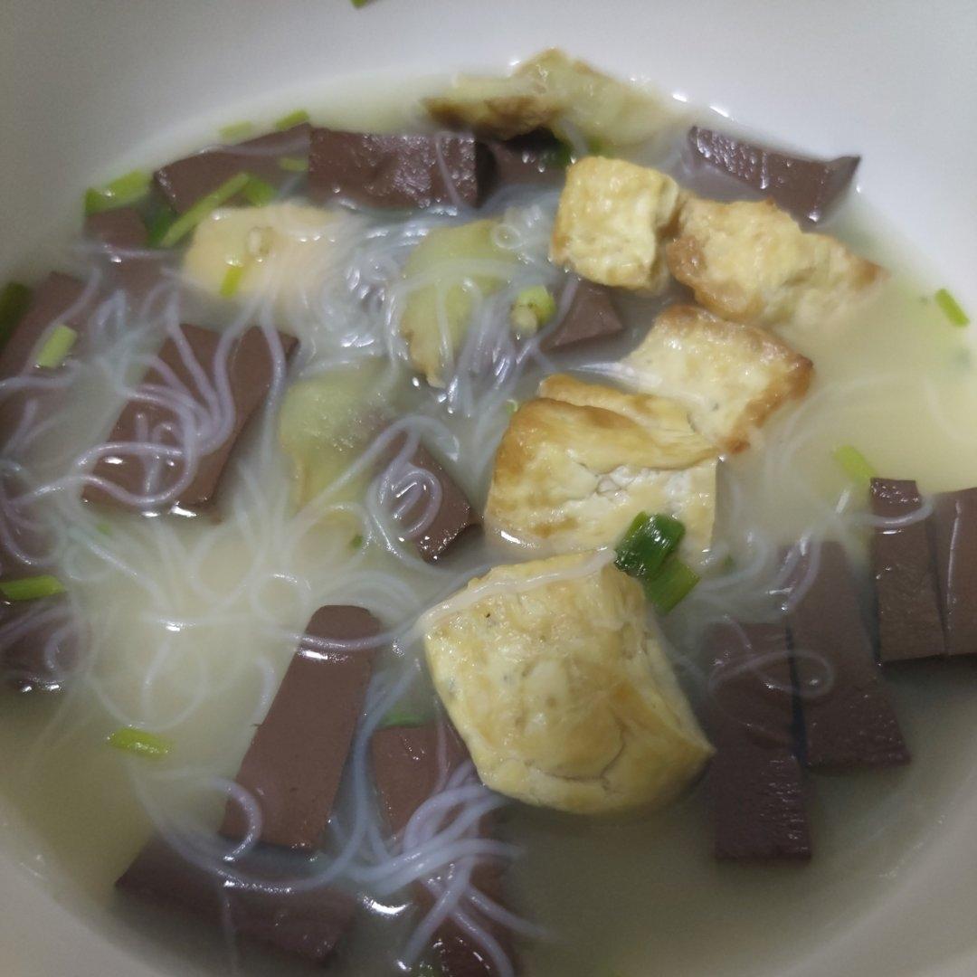 鸭血粉丝汤（简易版）