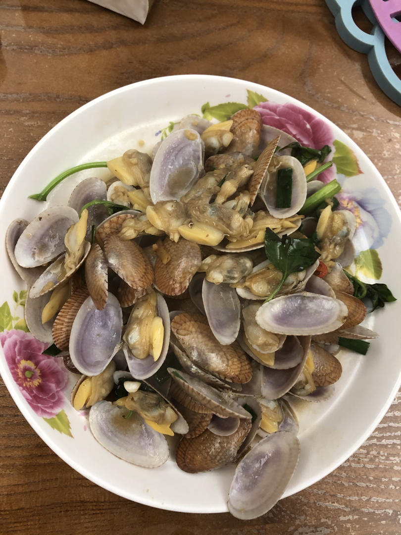 简单易学的清炒花甲