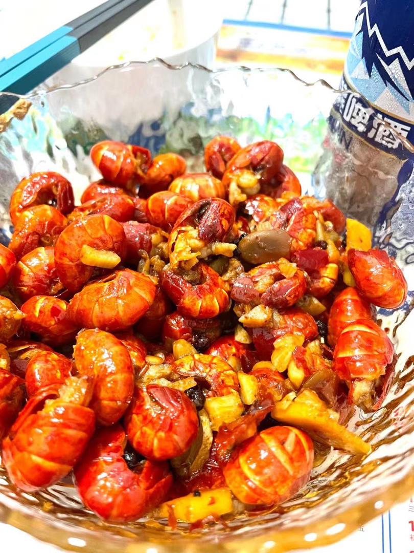 mjpoon做的新密炒虾尾