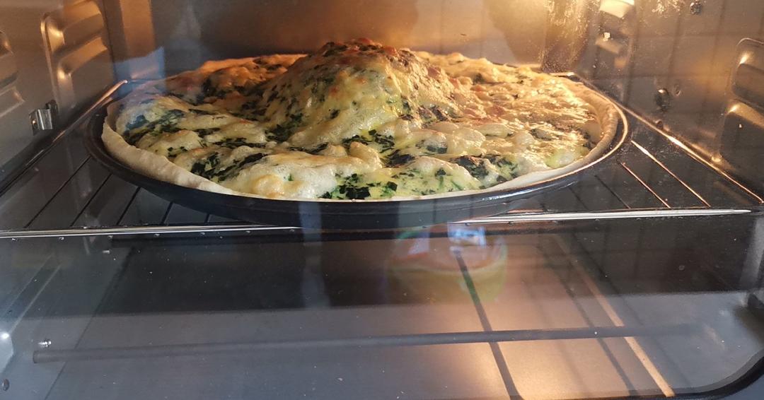 法式培根菠菜派