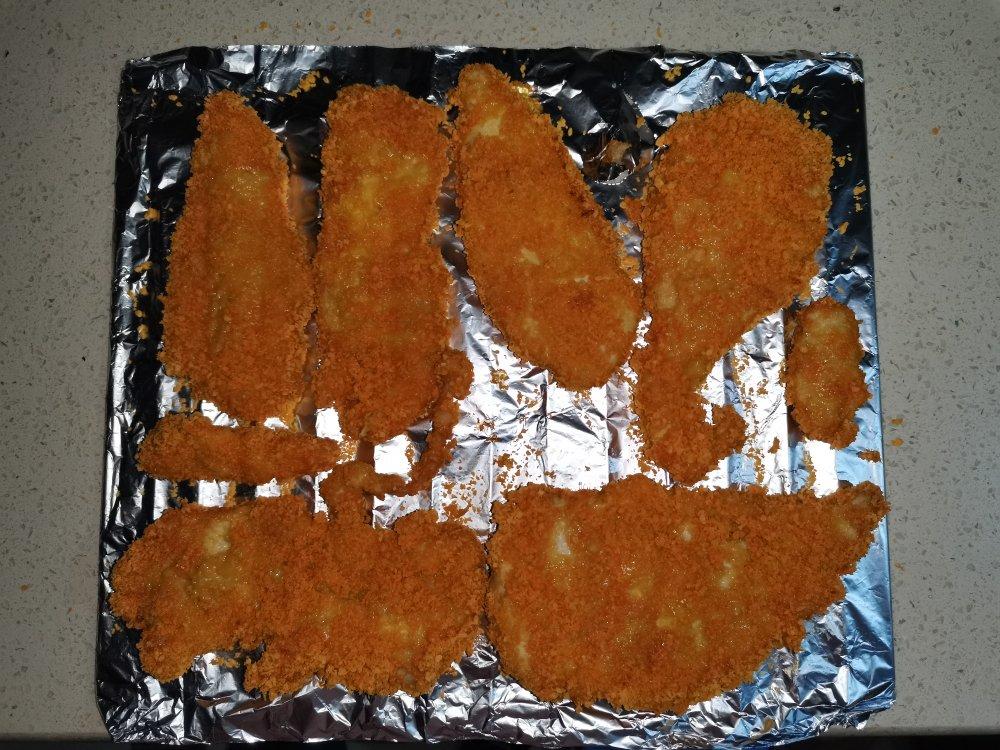 无油烤鸡排（面包糠鸡胸肉）