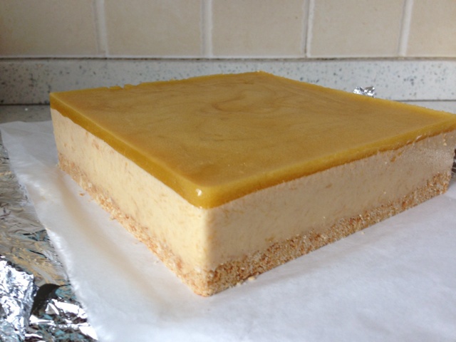 芒果冻芝士蛋糕