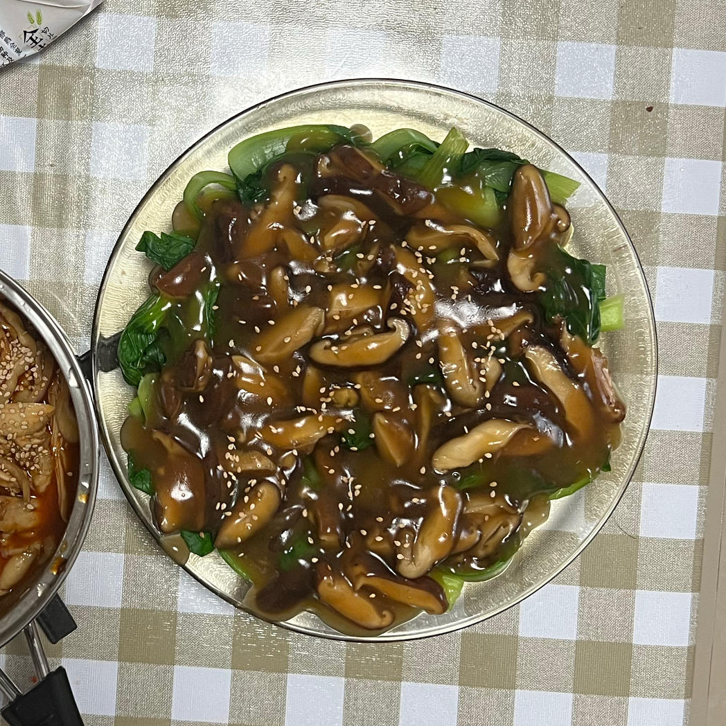 蚝油香菇油菜
