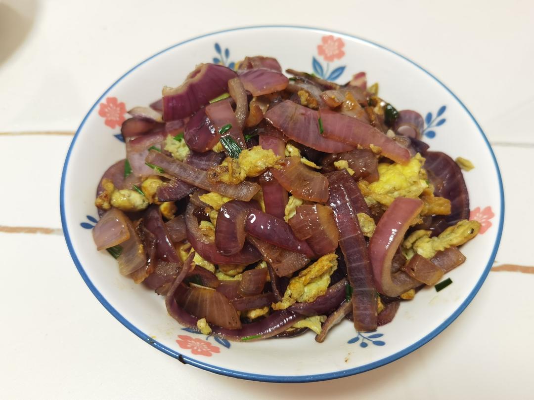 降压防癌的好食材  洋葱炒鸡蛋