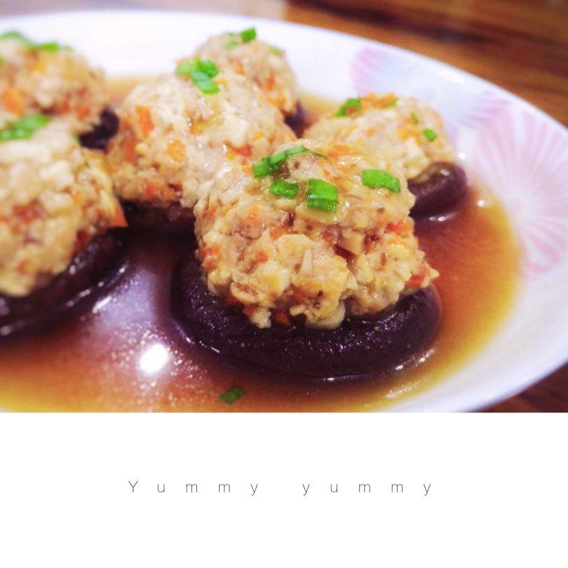 豆腐肉末酿香菇