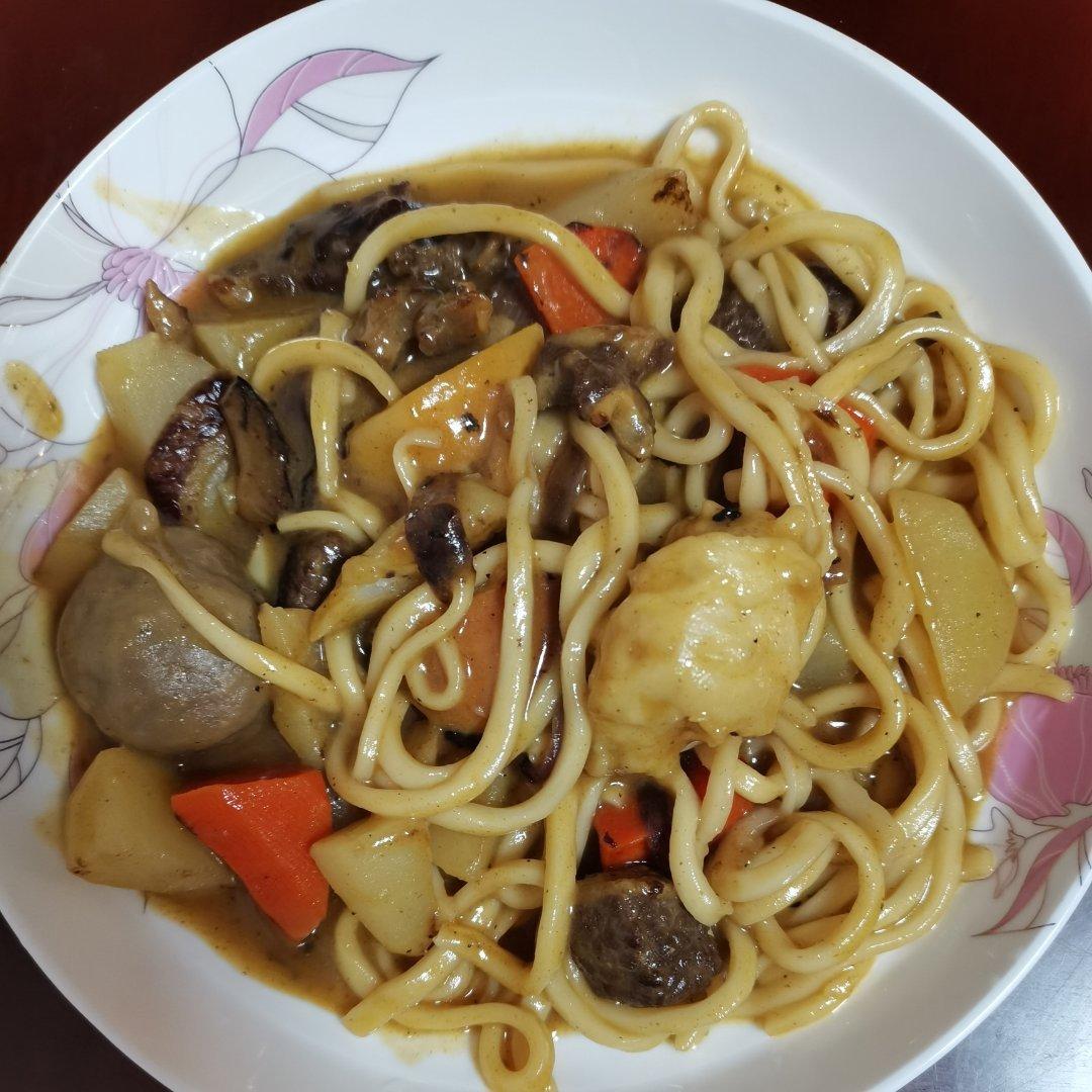 咖喱乌冬面