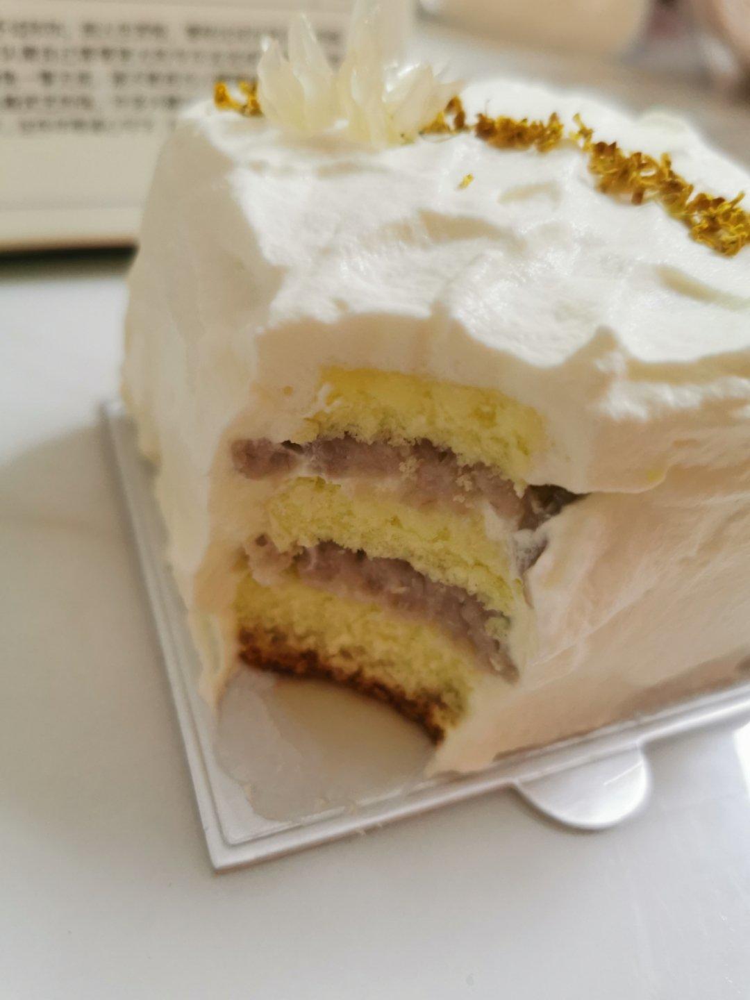 厚芋泥奶油蛋糕