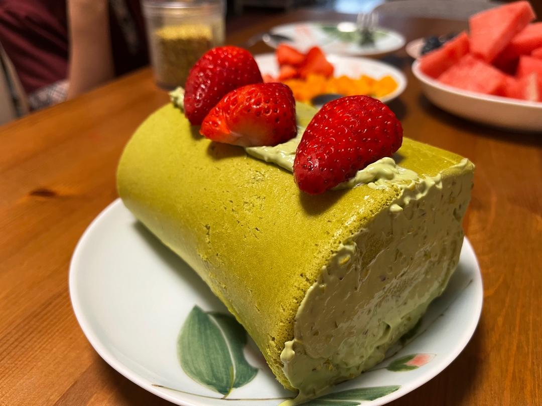 开心果酱蛋糕卷