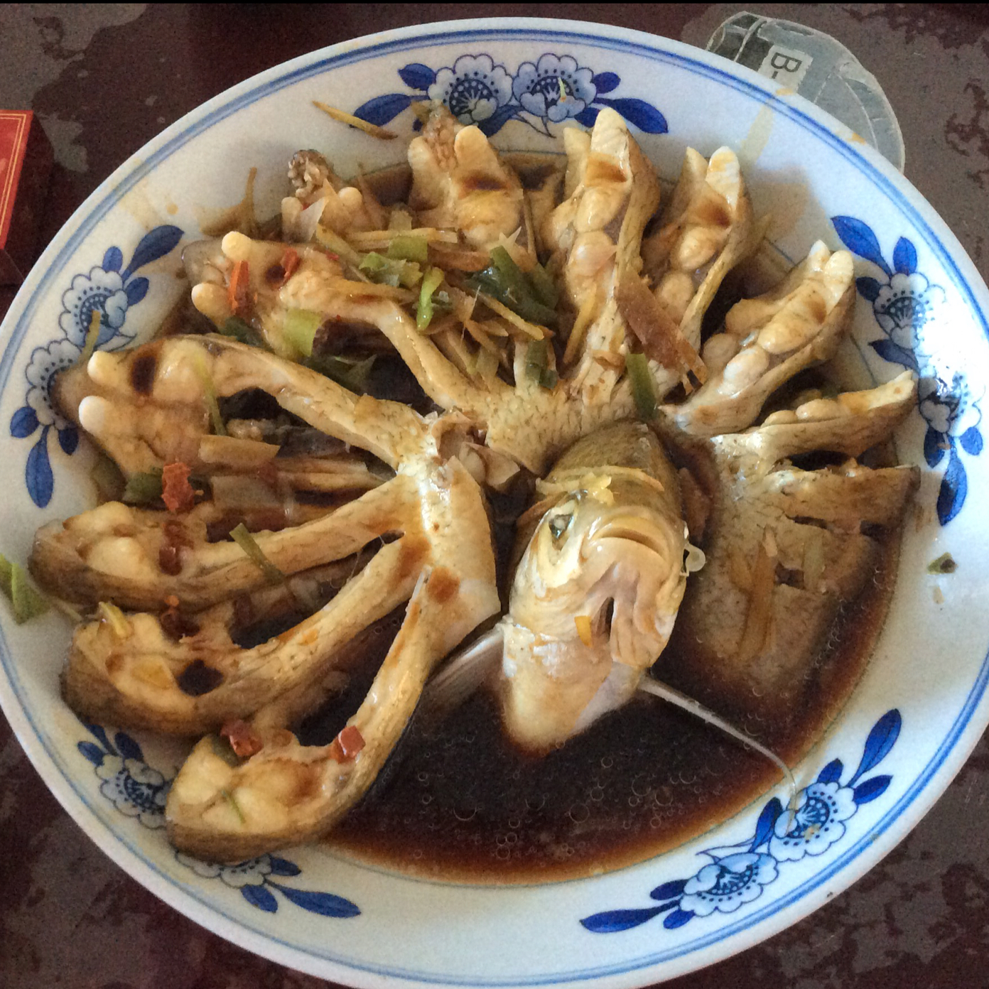 孔雀开屏清蒸鱼