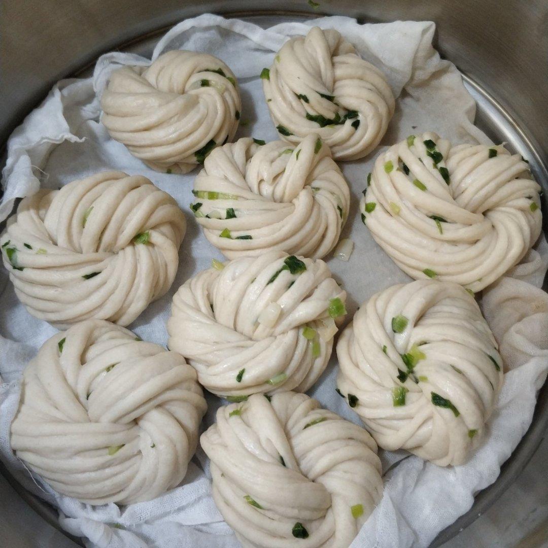 香葱银丝花卷【附扭花卷视频】