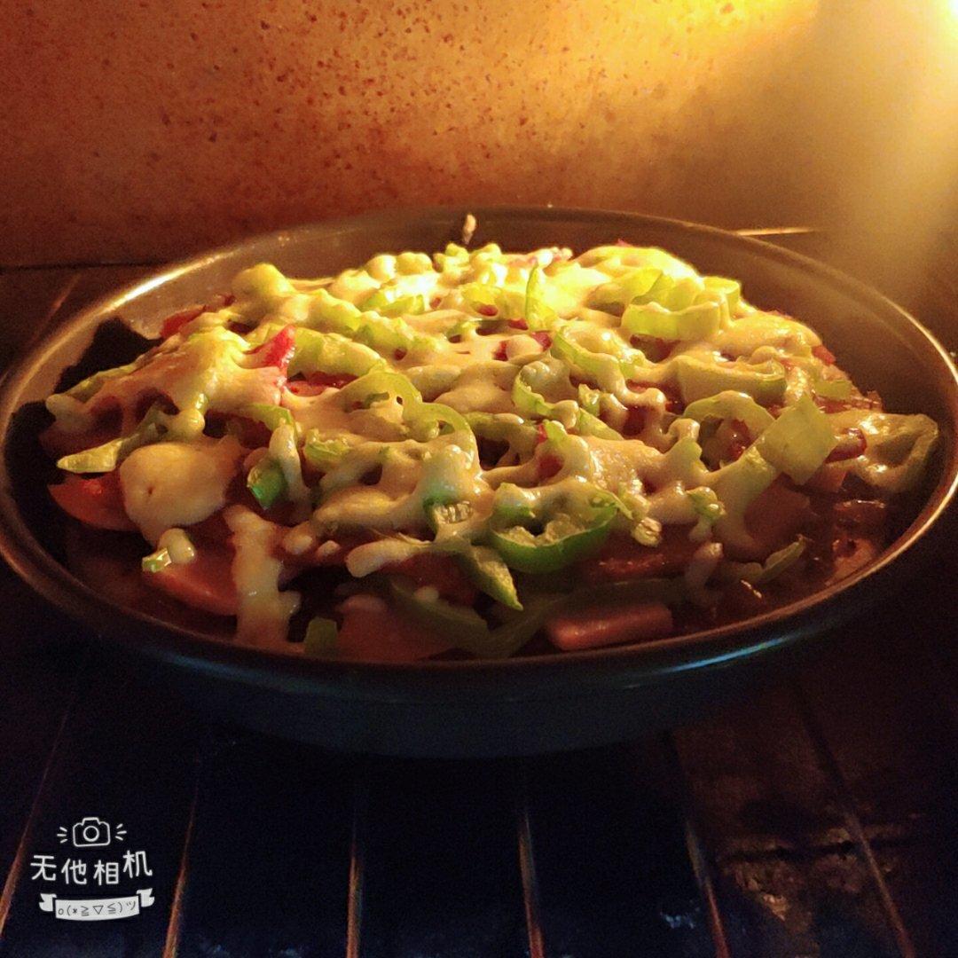 培根火腿披萨