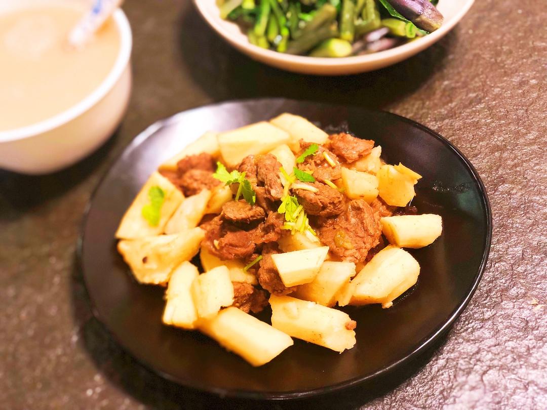 山药炖牛肉