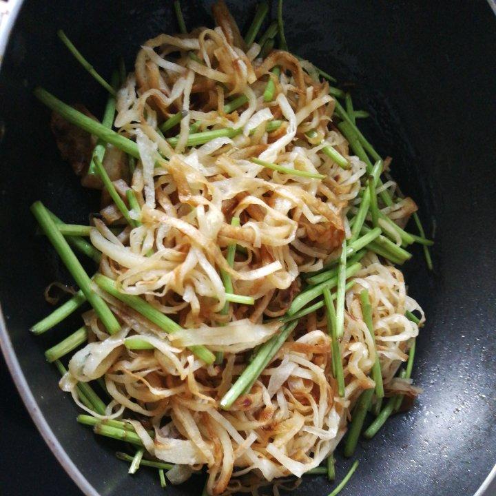 素炒饼丝