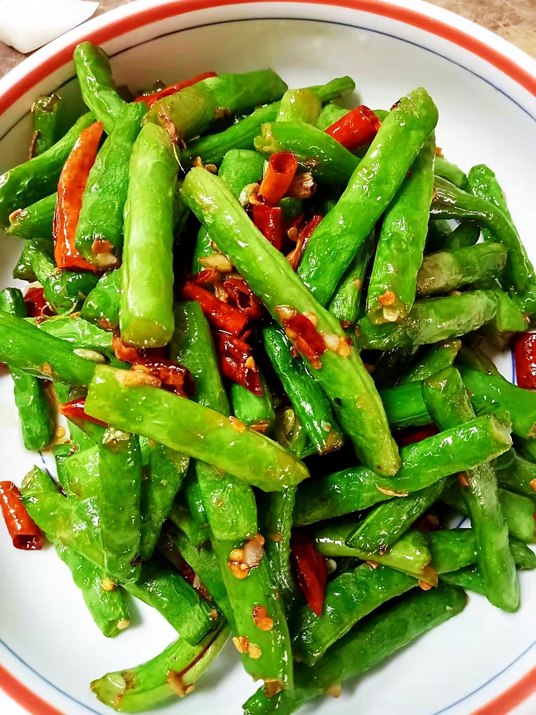 简单美味的四季豆的做法