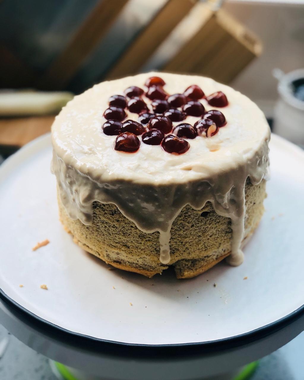 泪若凡做的tinrry波波奶茶爆浆蛋糕6寸配方