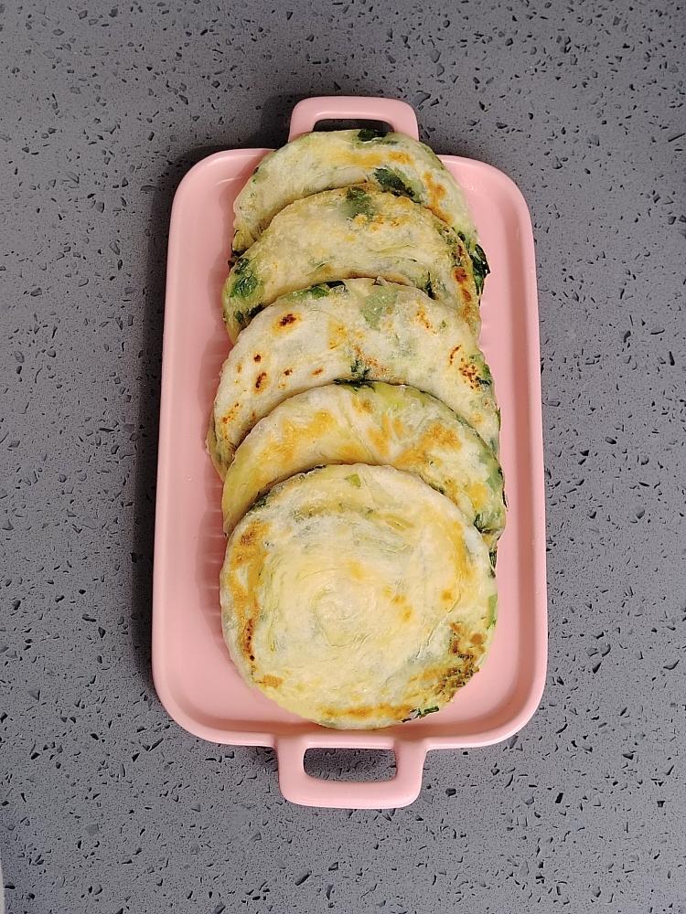葱花饼（冷了也不硬）