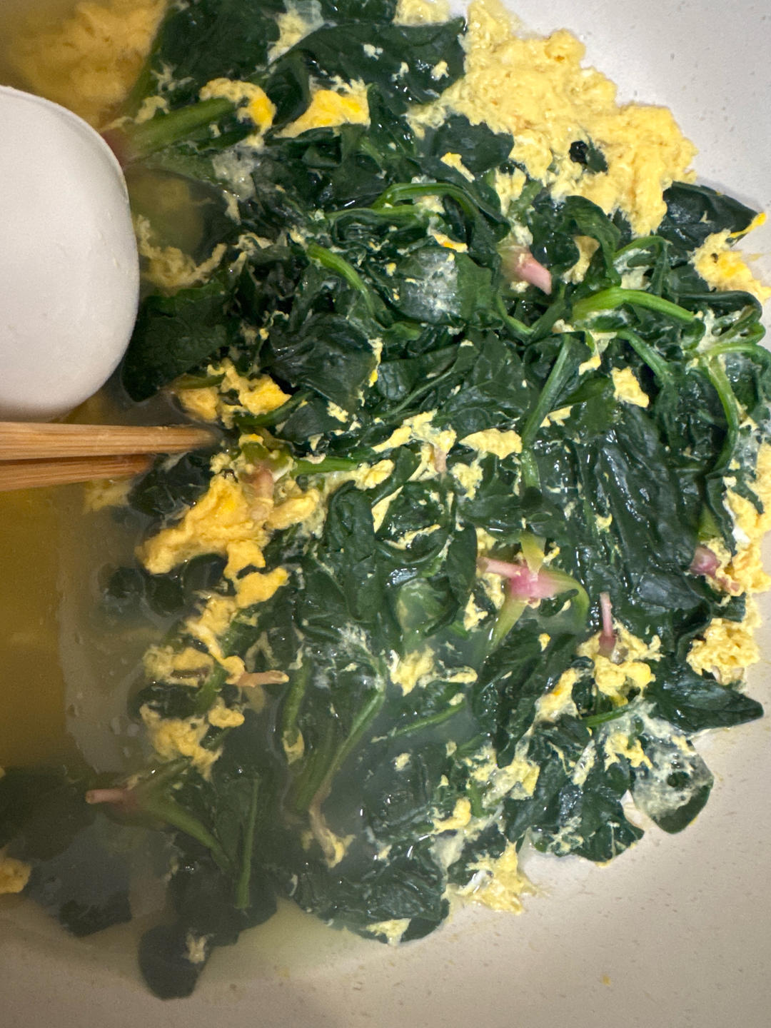 菠菜鸡蛋汤