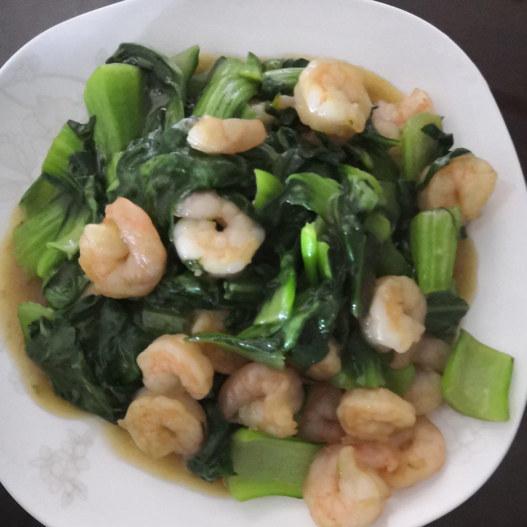 虾仁油菜