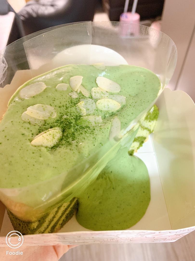 抹茶爆浆蛋糕