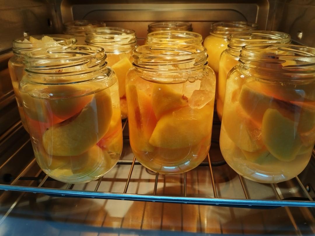 家庭版自制黄桃罐头