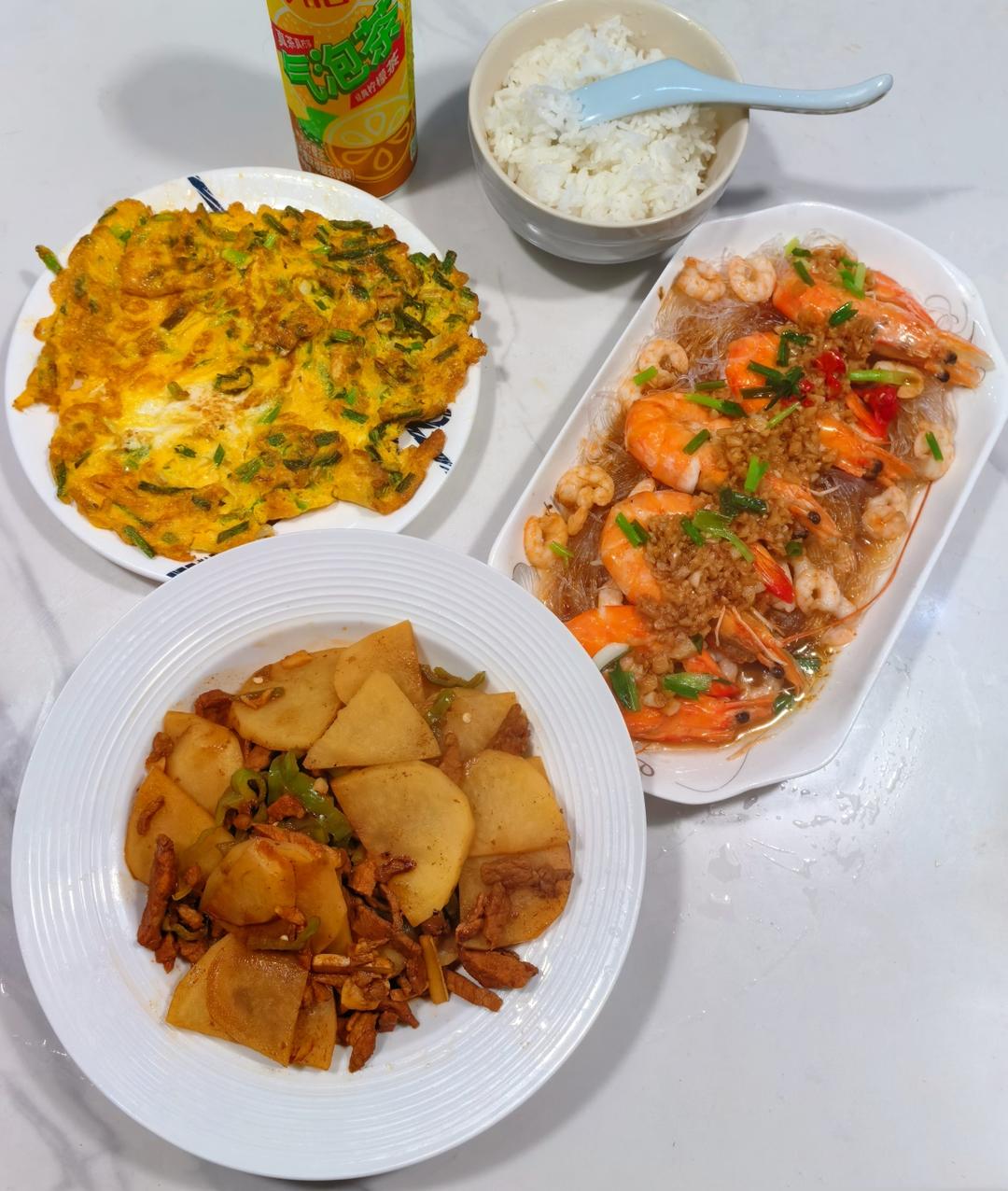 蒜蓉粉丝蒸虾
