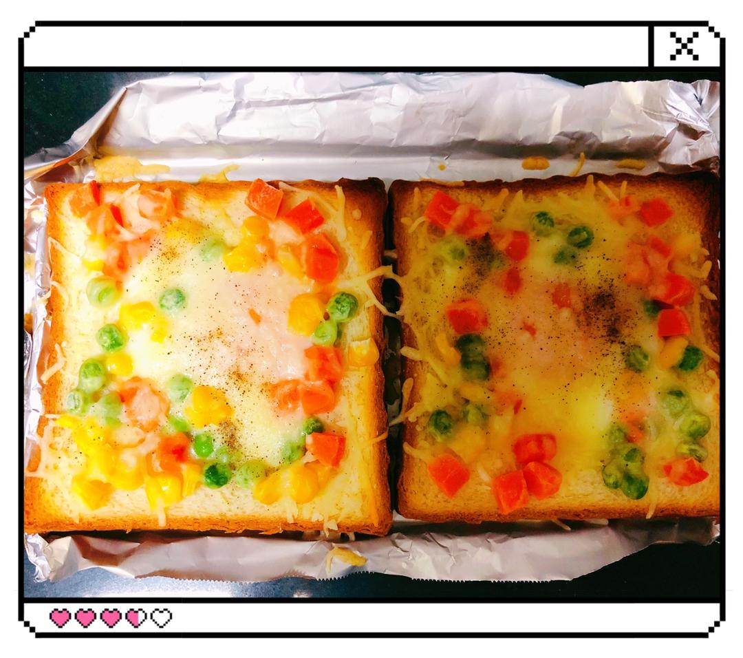芝士土司太阳蛋☀️
