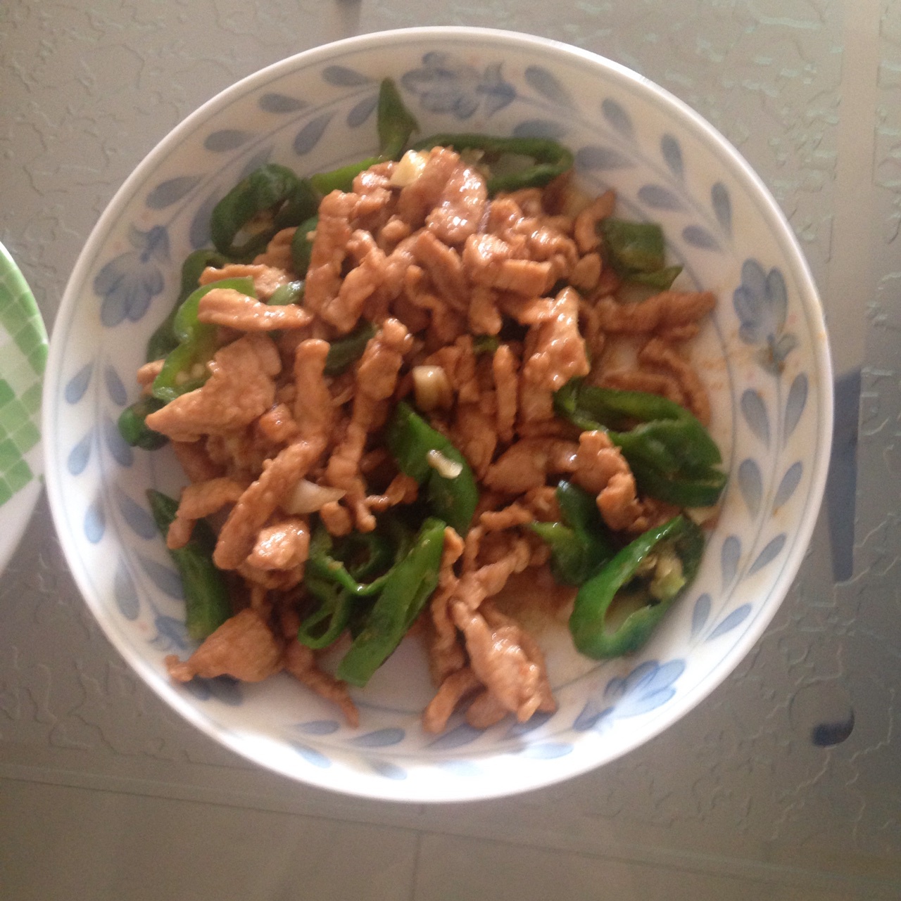 青椒炒肉