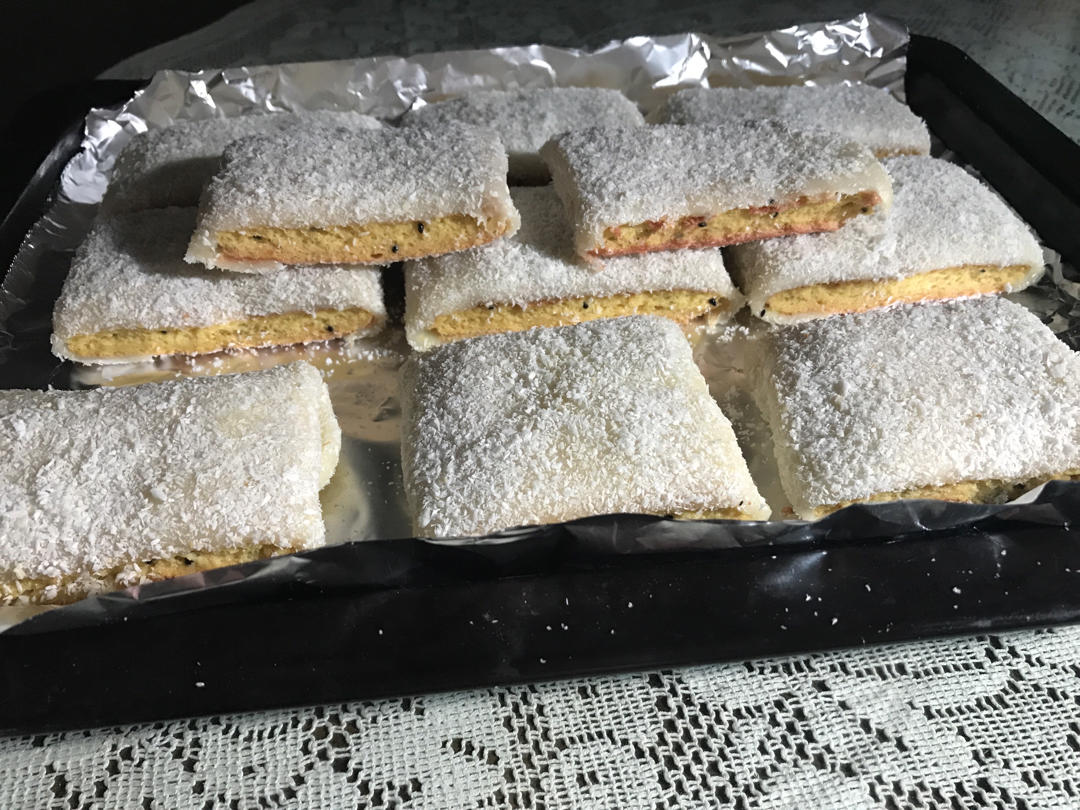 简单好吃❄️白雪糯米糍蛋糕🍰