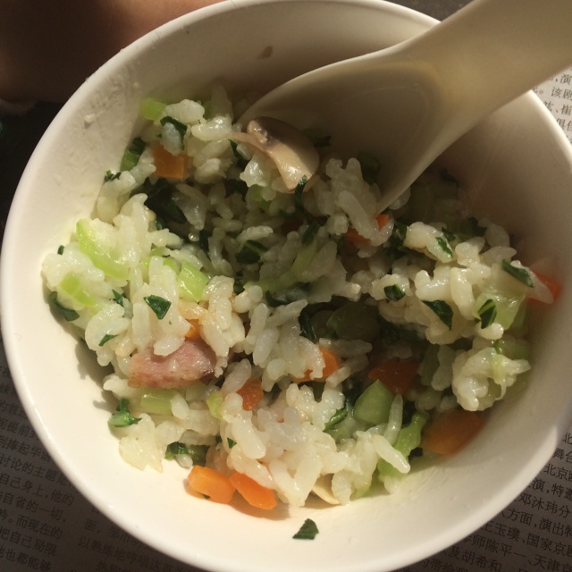 香肠青菜饭