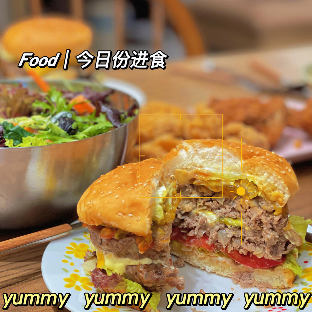 超详细汉堡牛肉饼｜附自制汉堡搭配#Healthymeals#减脂必撸16