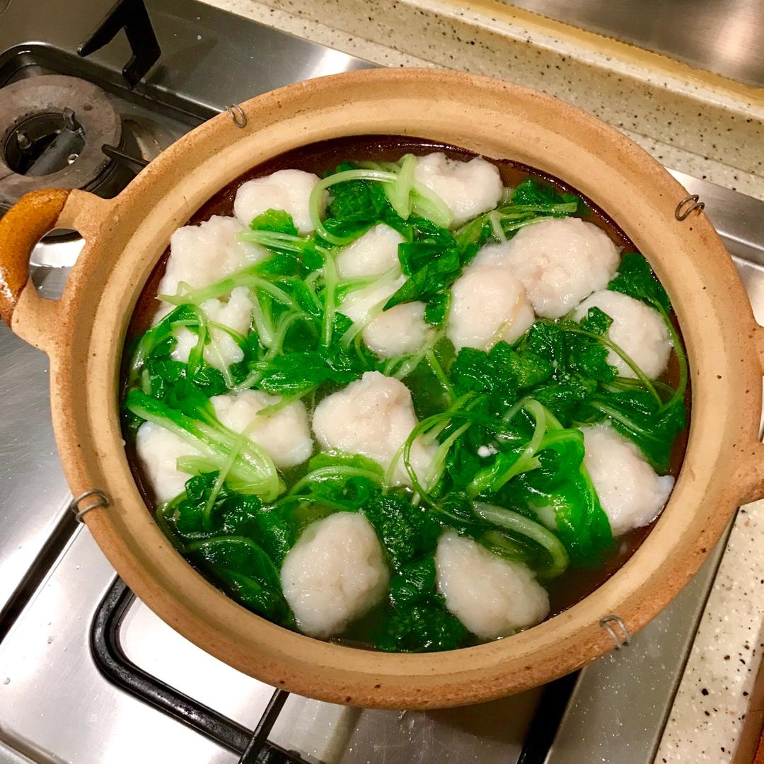 鱼丸青菜汤