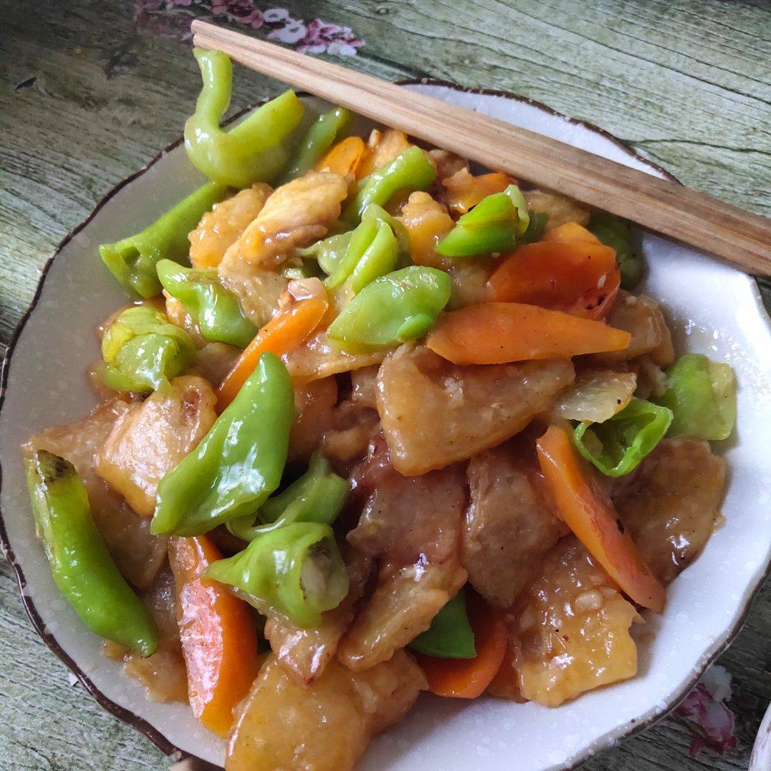 焦溜肉片-真的是冬瓜做的吗？