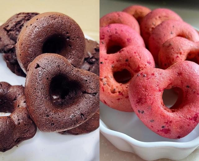 甜甜圈、麦芬蛋糕/蘑菇头麦芬、水果甜甜圈、枣泥麦芬蛋糕——西式美食(四十)的做法