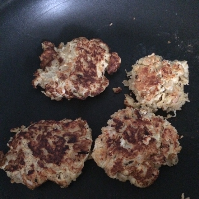香菇火腿燕麦烙蛋 （减肥餐）