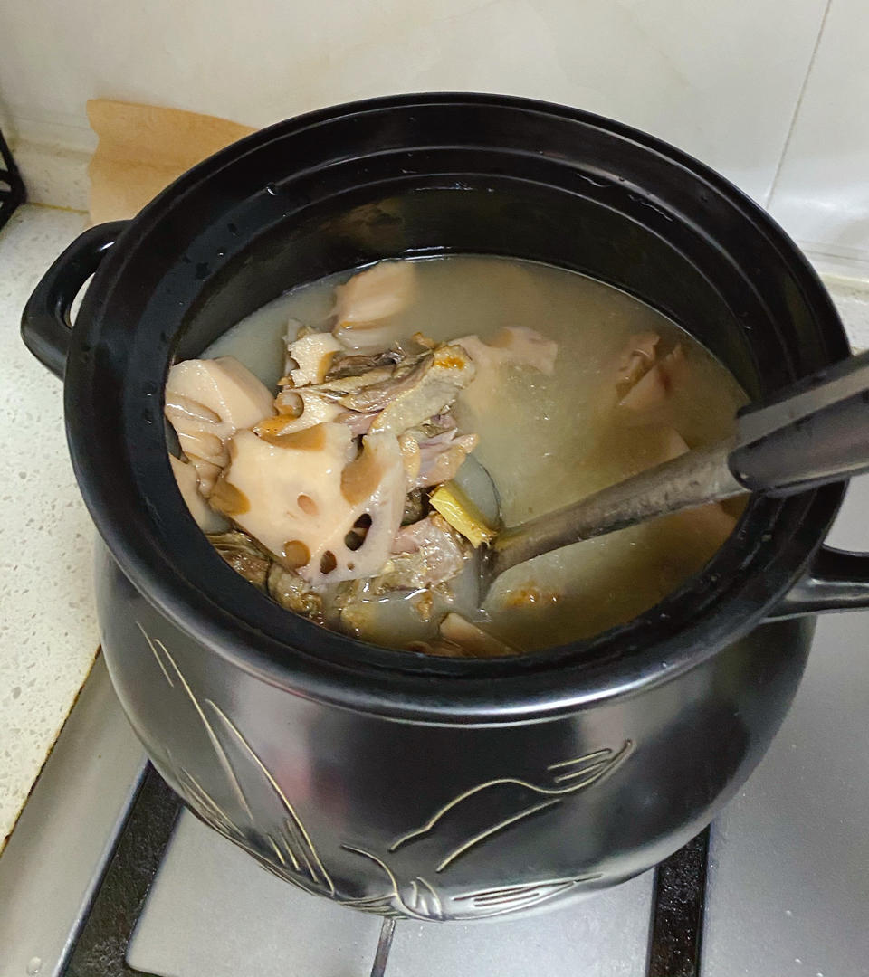 腊鸭焖藕(家常版)
