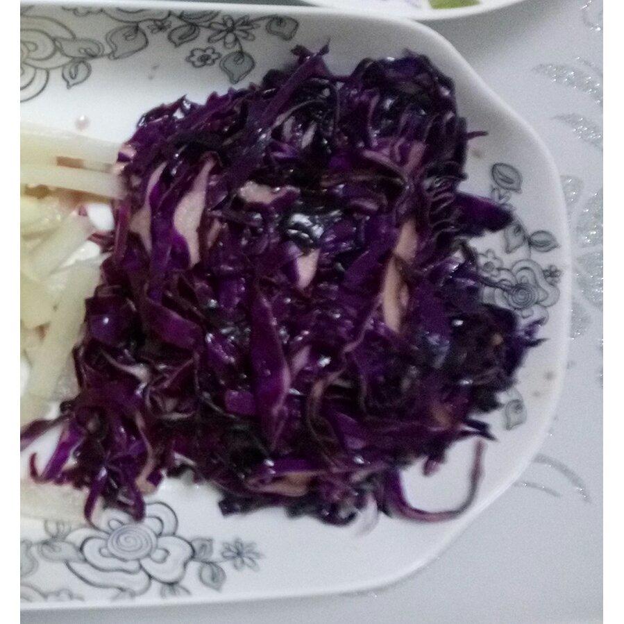凉拌紫甘蓝