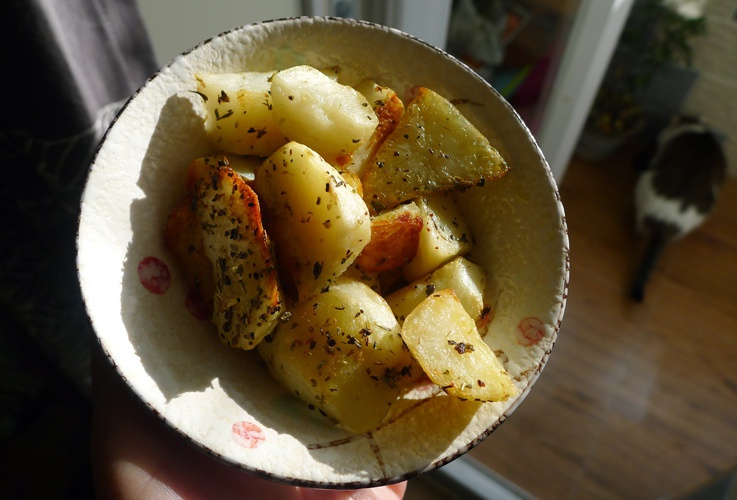 香草烤薯角